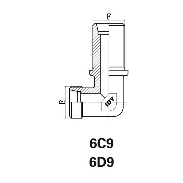90°肘部舱壁配件