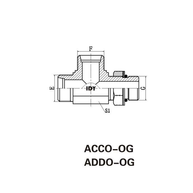 un、und unf thread rawdablestud以O形圈密封式运行T恤结束