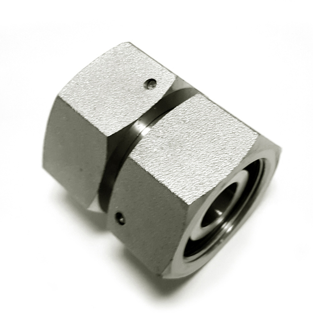 带有旋转螺母的直接管适配器